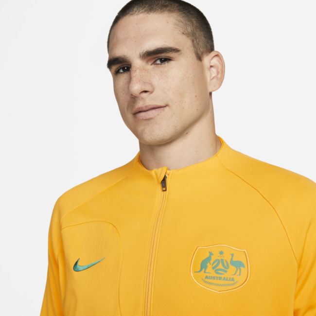 Яке Nike Australia Academy Pro Knit Football Jacket Жълто | DN1055-739, 1