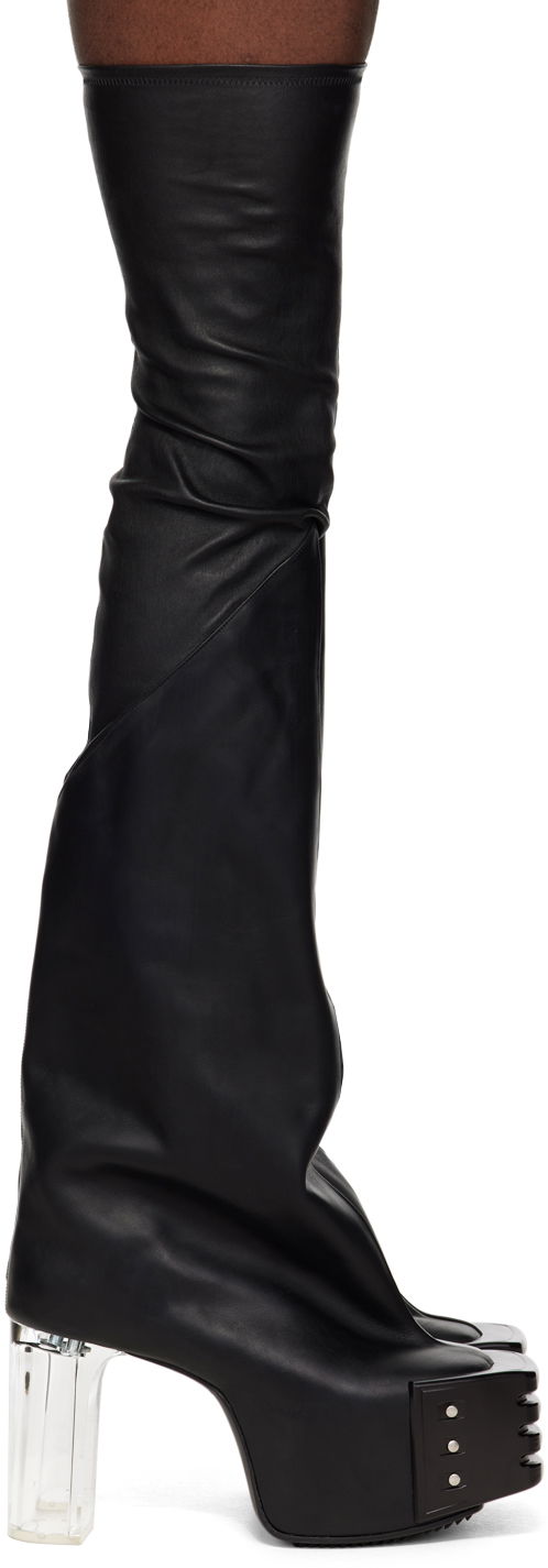 Кецове и обувки Rick Owens Flared Boots "Black" Черно | RR02C7824 LSGEG0, 0