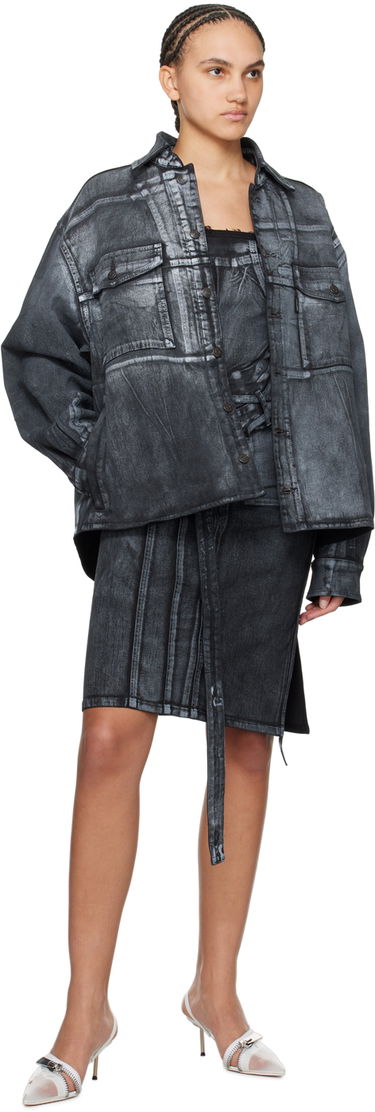 Яке Ottolinger Ottolinger Printed Denim Jacket Сиво | 1700412, 3