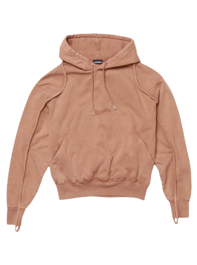 Суитчър Jacquemus Le Camargue Clay Logo Бежово | 226JS053-2087-850