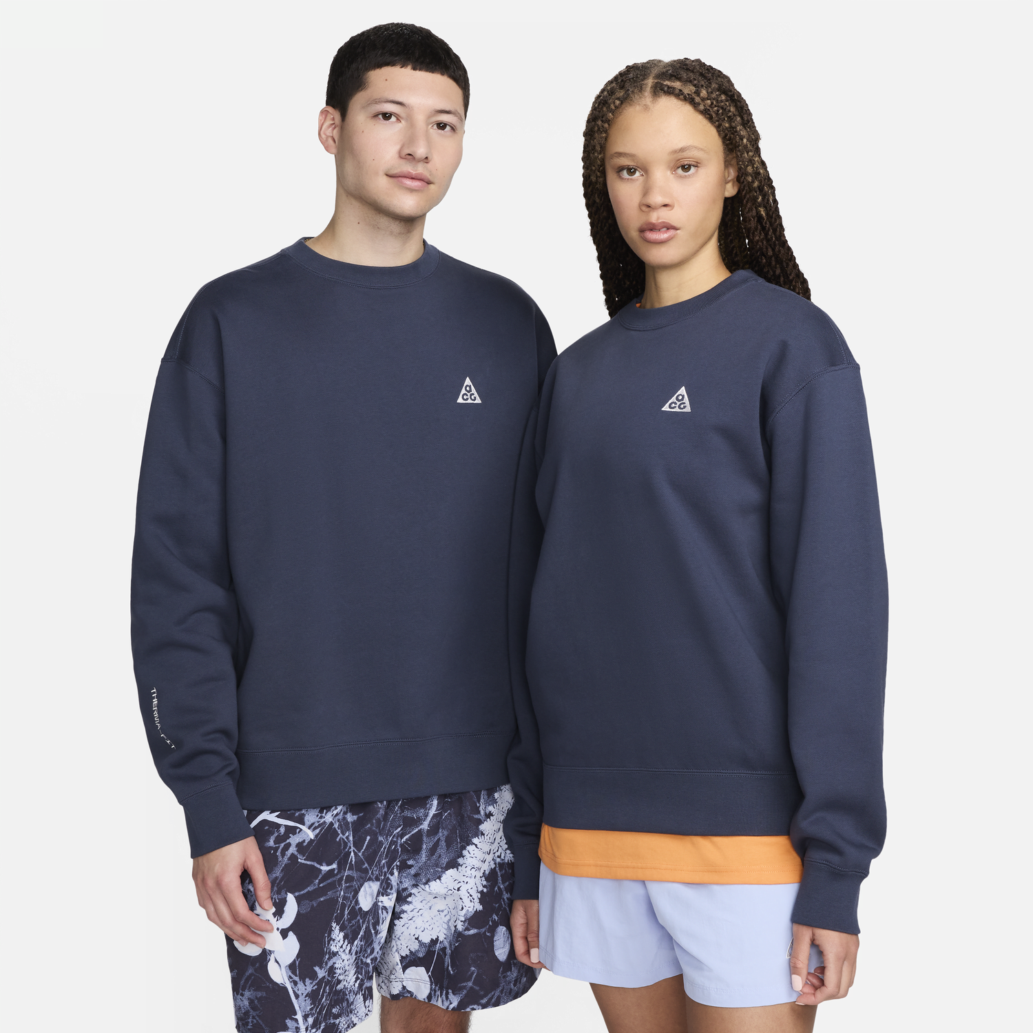 Суитчър Nike ACG Therma-FIT Crew Синьо | DX9611-437, 1