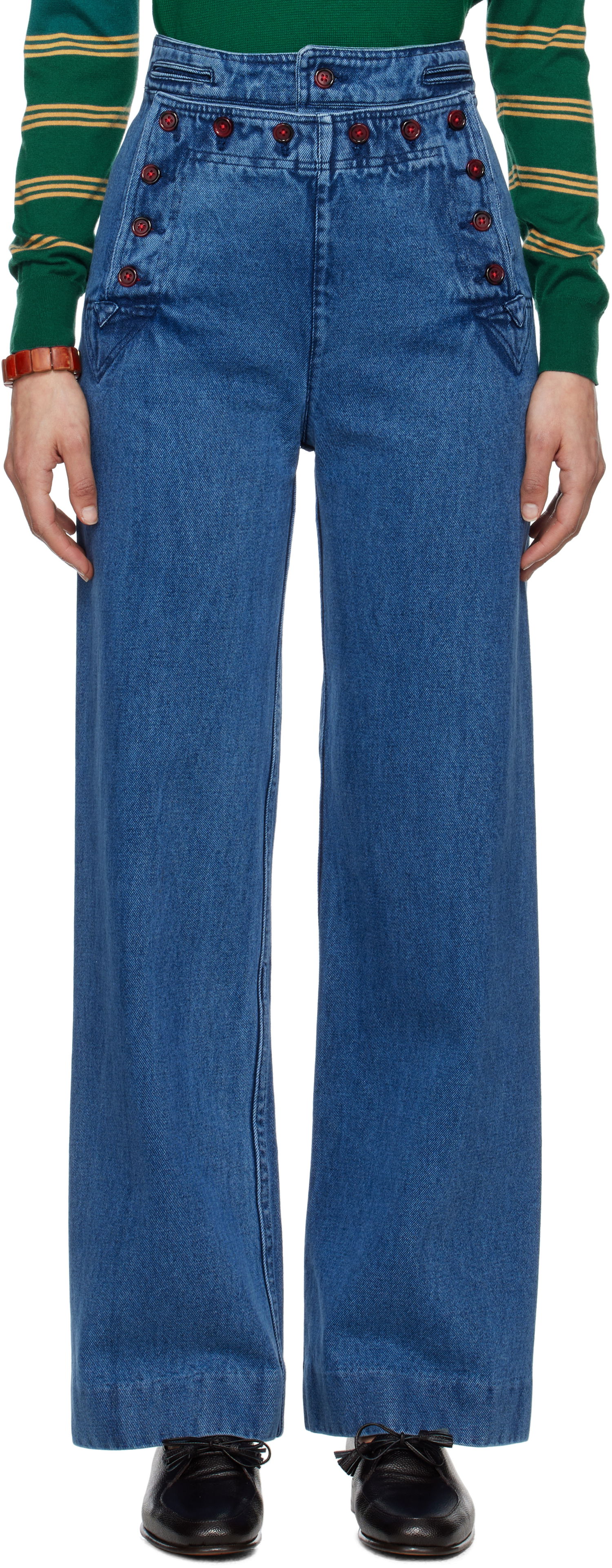 Дънки Bode Bode Sailor Jeans Синьо | WRS25BT056, 0