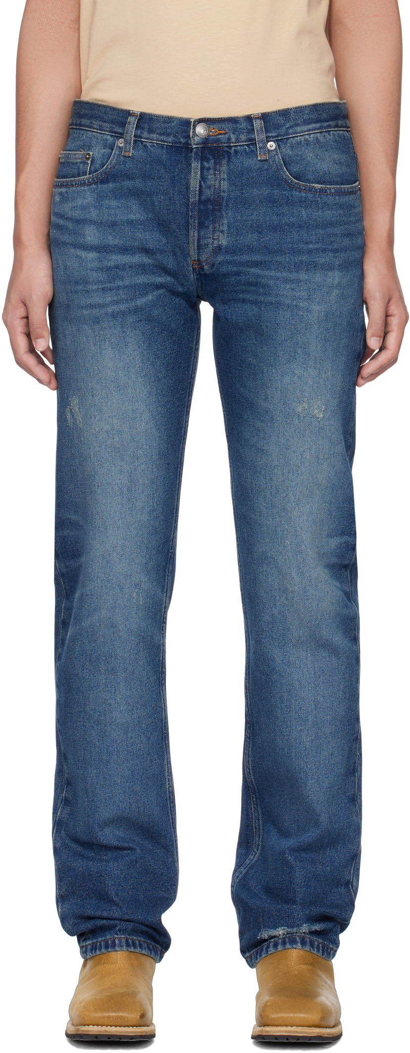 Дънки A.P.C. New Standard Jeans Синьо | COHFC-M09001