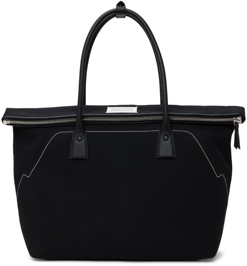 Голяма пазарска чанта Maison Margiela 5AC Shopping Large Tote Bag Черно | SB1WC0013 P4348, 0