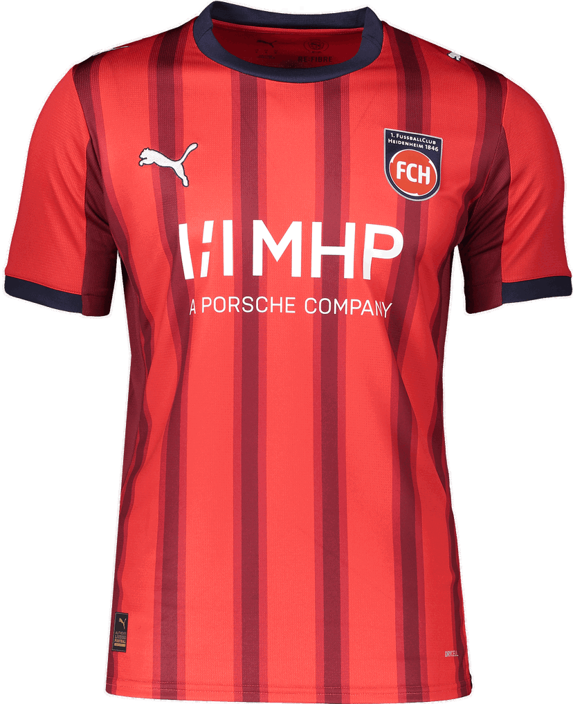 Фланелка Puma Puma 1. FC Heidenheim 2025/26 Jersey Червено | 6fch785893-01
