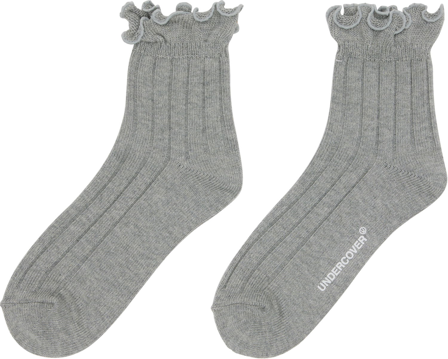 Чорапи UNDERCOVER Ruffle Socks Сиво | UP2E1L01, 1