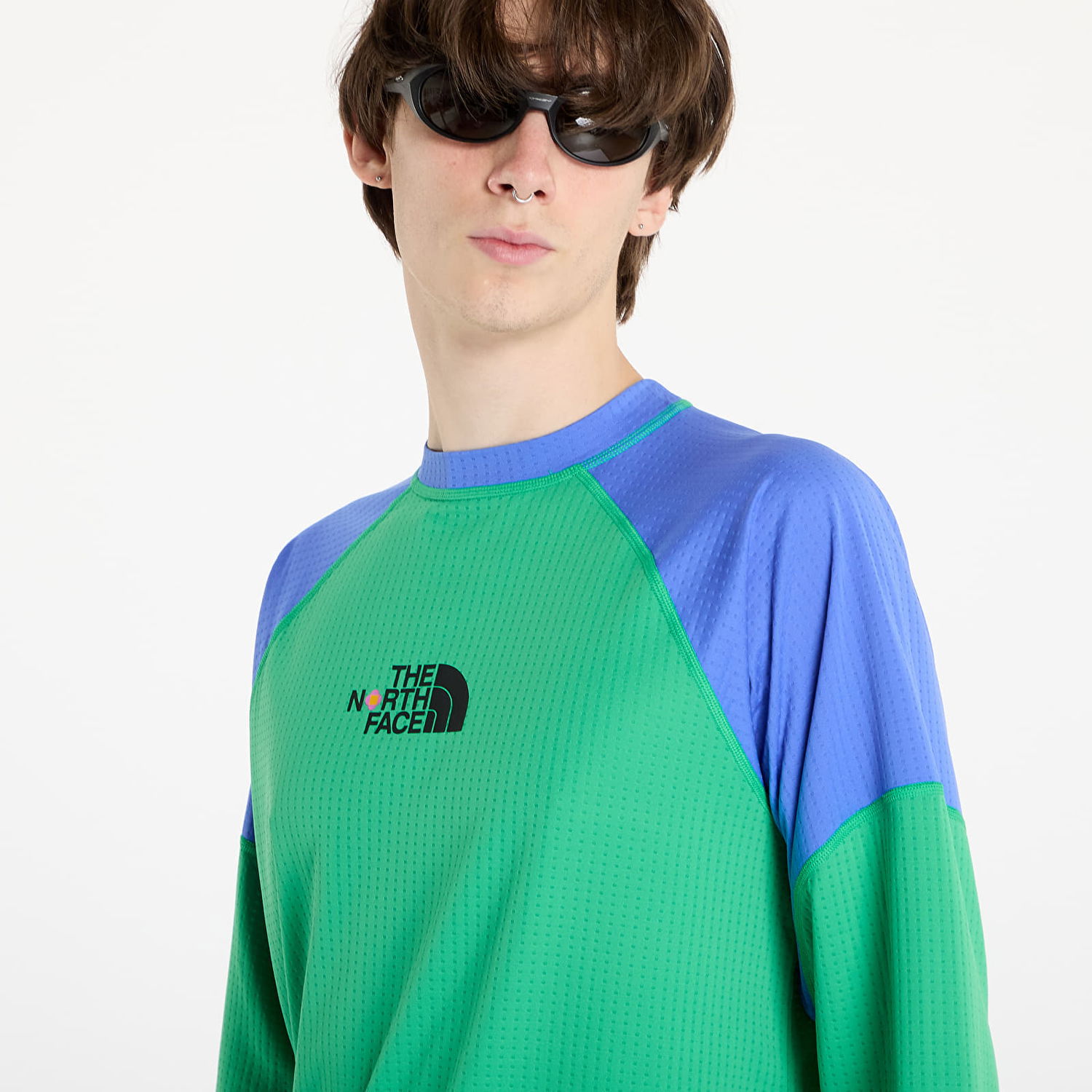 Тениска The North Face Yinka Ilori x Long Sleeve Tech Tee Optic Emerald Зелено | NF0A89GMPO81, 1