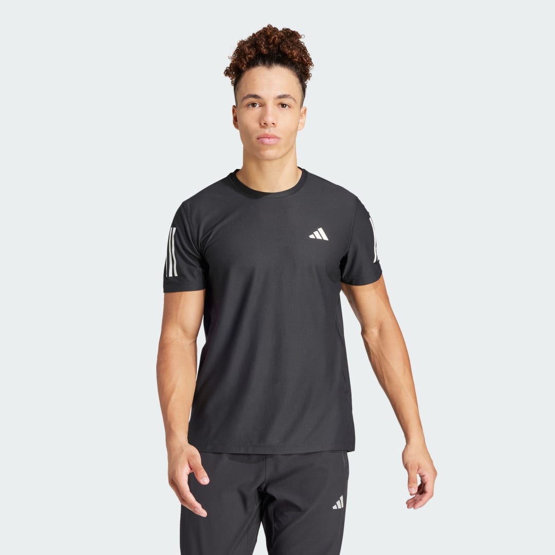 Тениска adidas Performance Own the Run T-Shirt Сиво | IN1500, 1