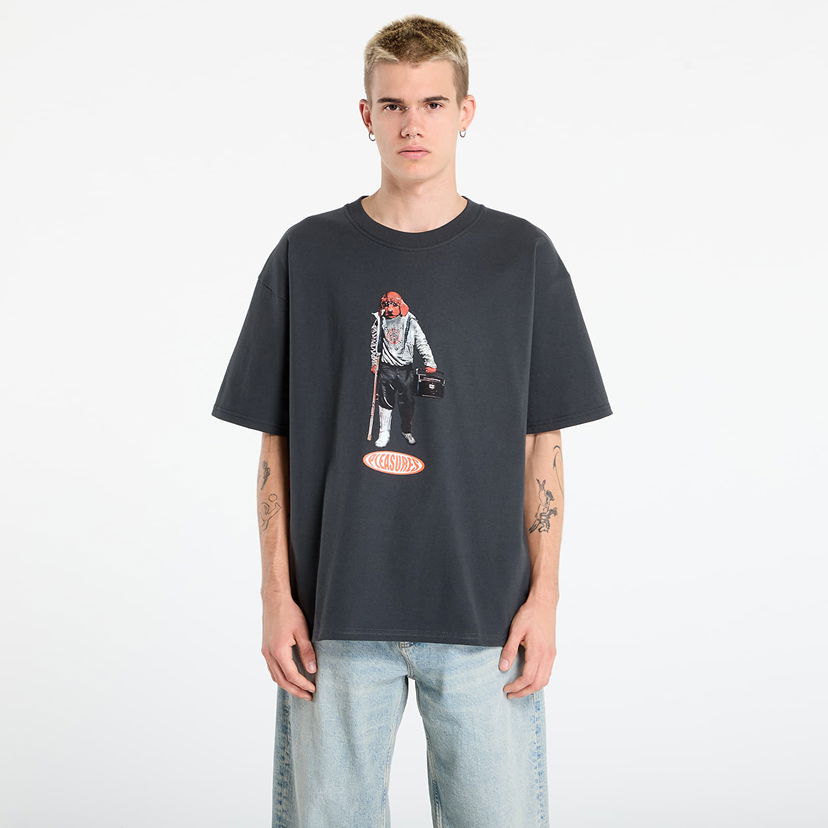 Тениска Pleasures PLEASURES Daft Punk Graphic T-Shirt Черно | P25DP019-BLACK