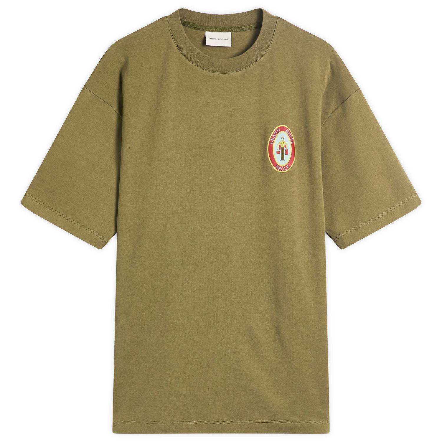 Тениска Drôle de Monsieur Drôle de Monsieur Groom T-Shirt Зелено | H-TS258-CO002-LKK, 0
