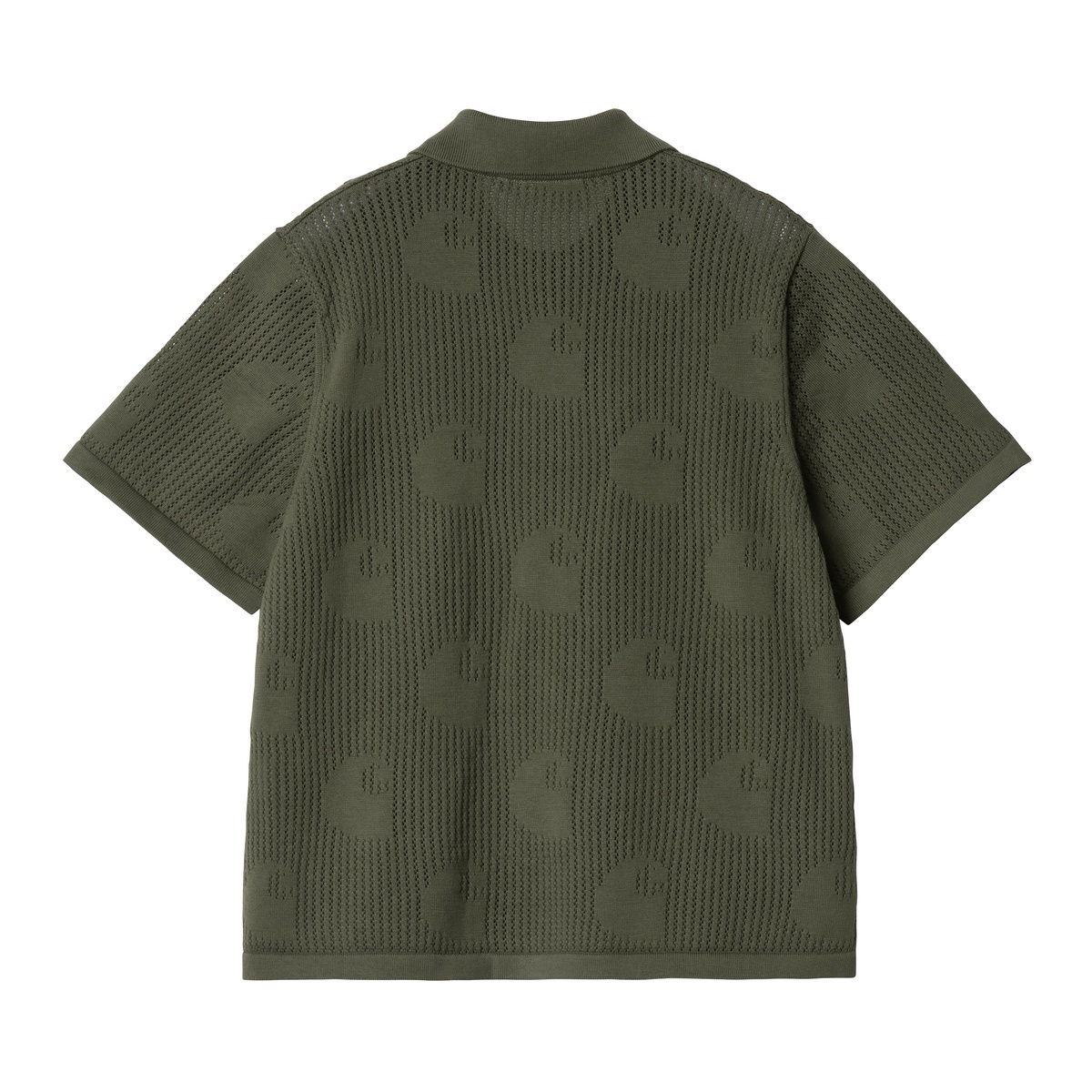 Риза Carhartt WIP Carhartt WIP Women's Short Sleeve Knitted Polo Shirt Зелено | I034541_9, 1