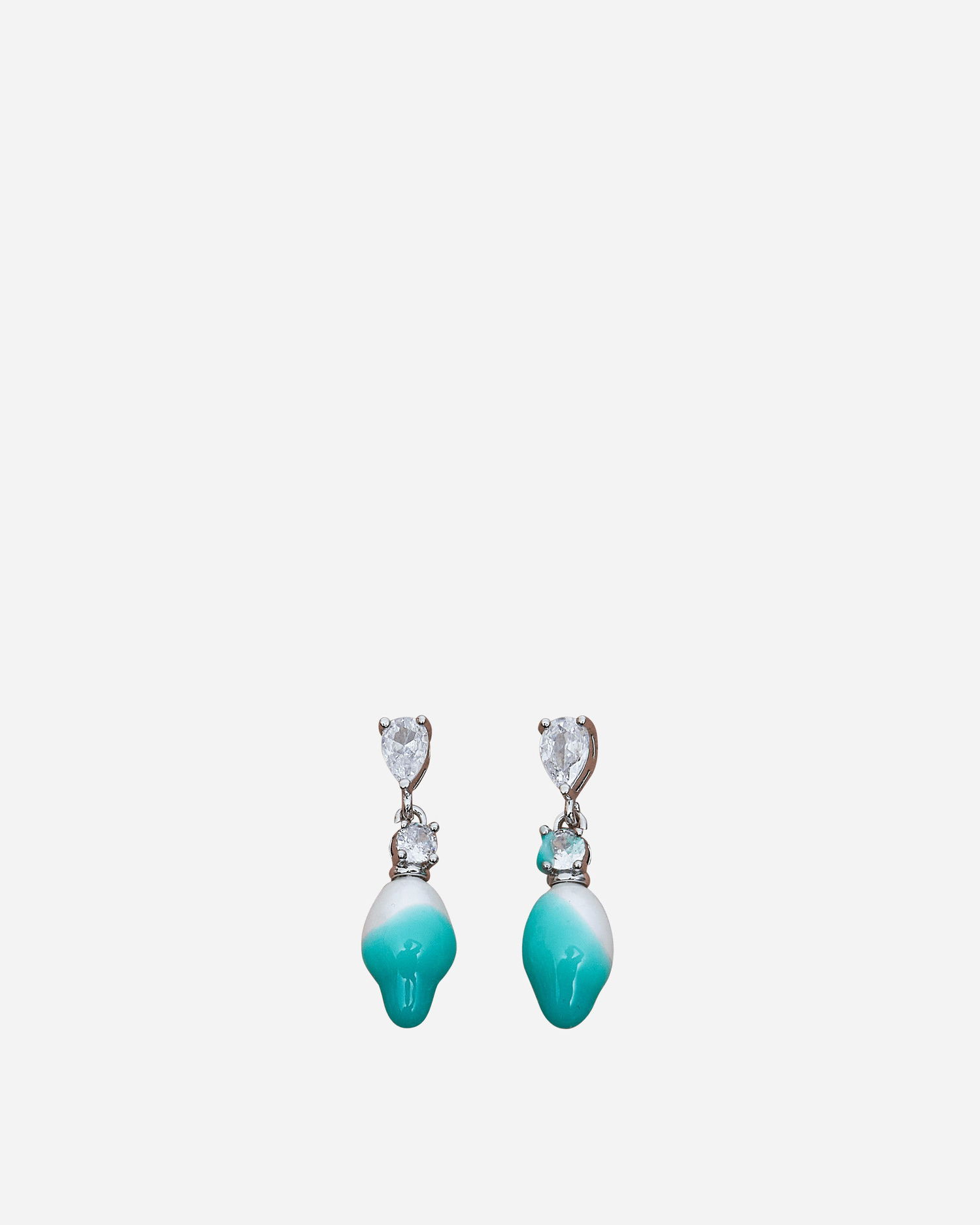 Обеци Ottolinger Enamel Pearl Drop Earrings Тюркоазено | 2501210 GREEN, 0
