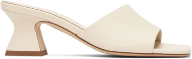 Аксесоари Aeyde Aeyde Ale Leather Mules Бяло | A11-HS-ARCS45TB142-SS25-100-007, 0