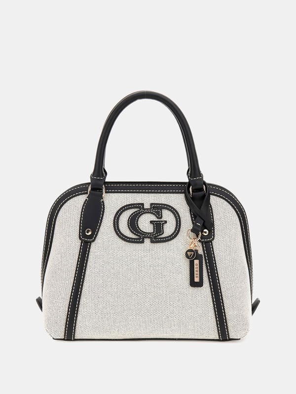 Дамска чанта GUESS Sebina Charm Logo Handbag Бяло | HWAG9524060, 0