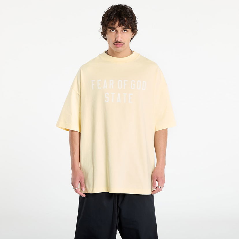 Тениска Fear of God Fear of God Essentials 90's Short Sleeve T-Shirt Жълто | 125SP254478F-122