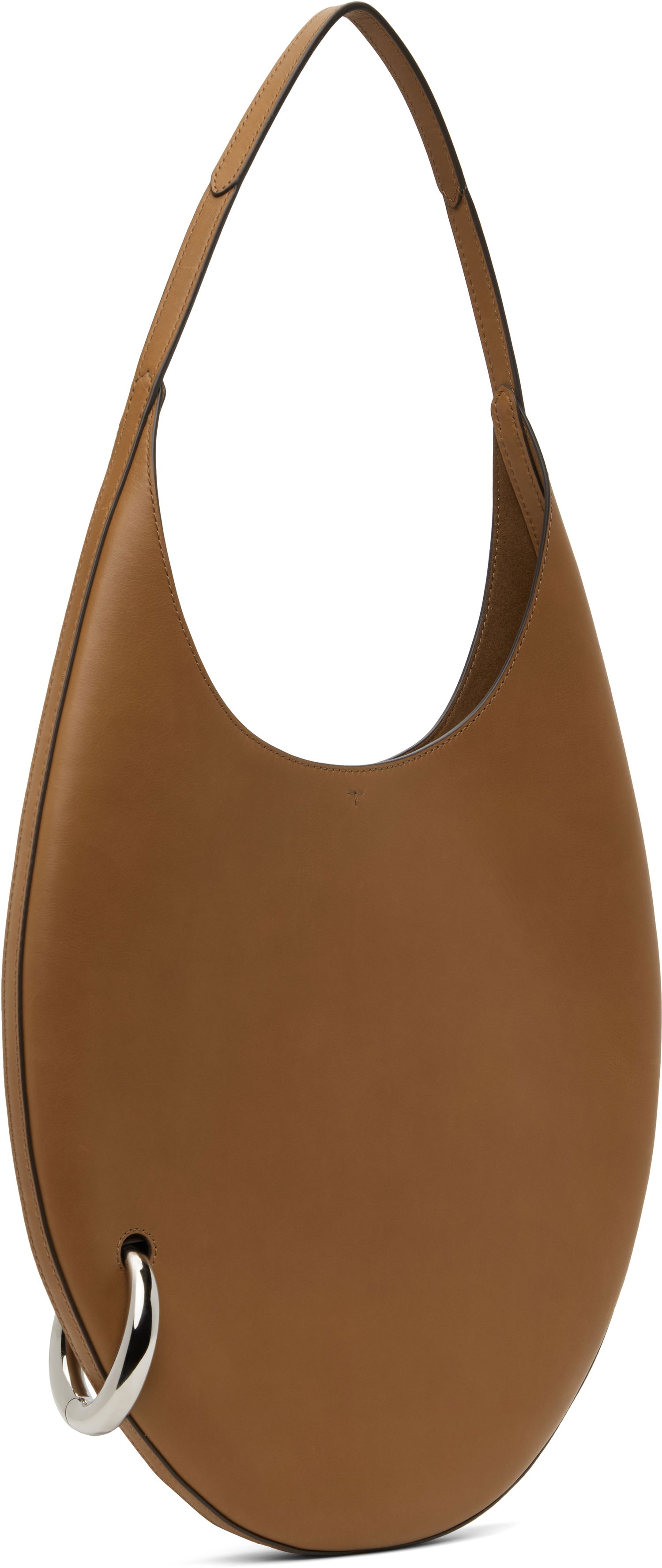 Чанта през рамо Tory Burch Tory Burch Pierced Shoulder Bag Кафяво | 171566-200, 1