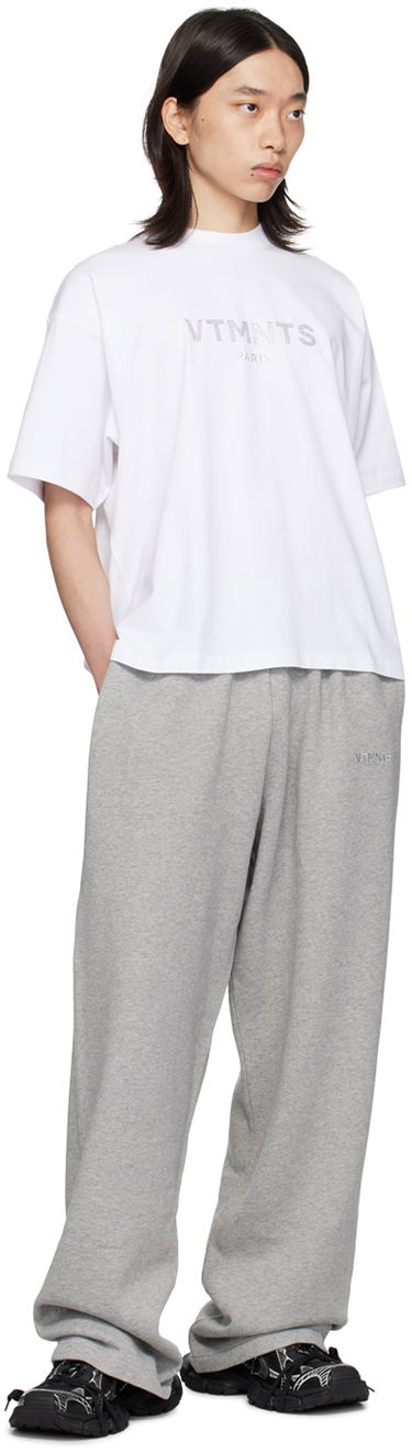 Спортни панталони VETEMENTS Embroidered Sweatpants Сиво | VL22SP100G, 3