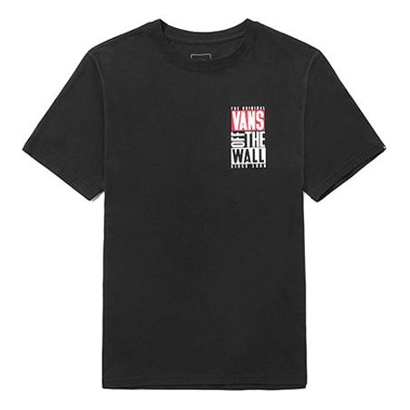 Тениска Vans Vans Alphabet Print T-Shirt Черно | VN0A4MM5BLK