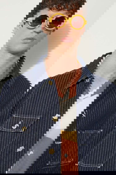 Яке KENZO Ticking Stripe Relaxed Chore Черно | FE65DV1126F1-DM, 3