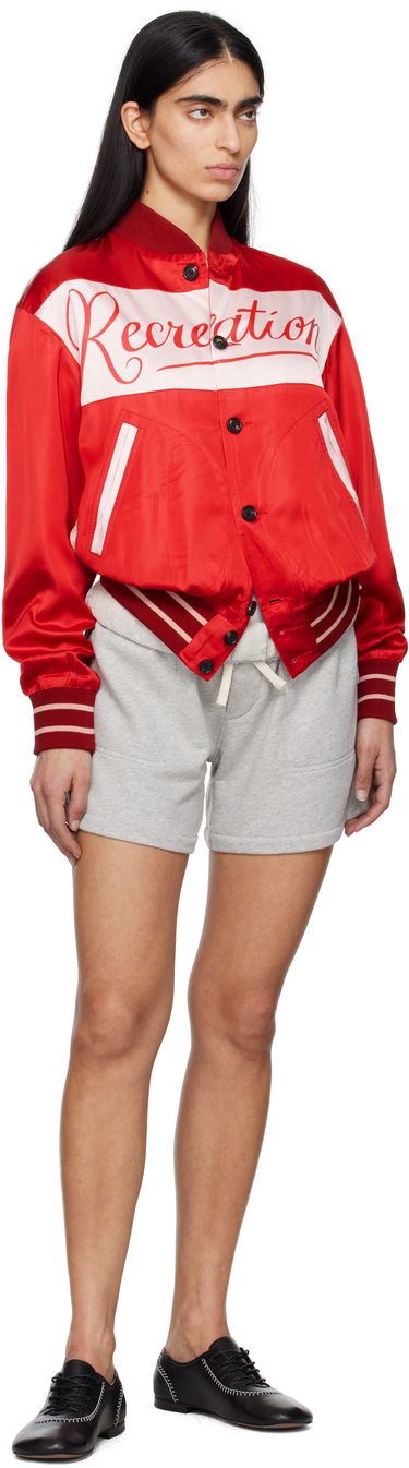 Яке бомбър Bode Bode Postcard Rally Jacket Червено | MRS25JA021, 3