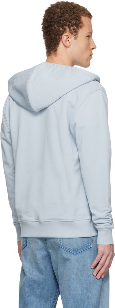 Суитчър AMI Cotton Zipped Ami De Coeur Hoodie Синьо | E25HSW765.730, 2