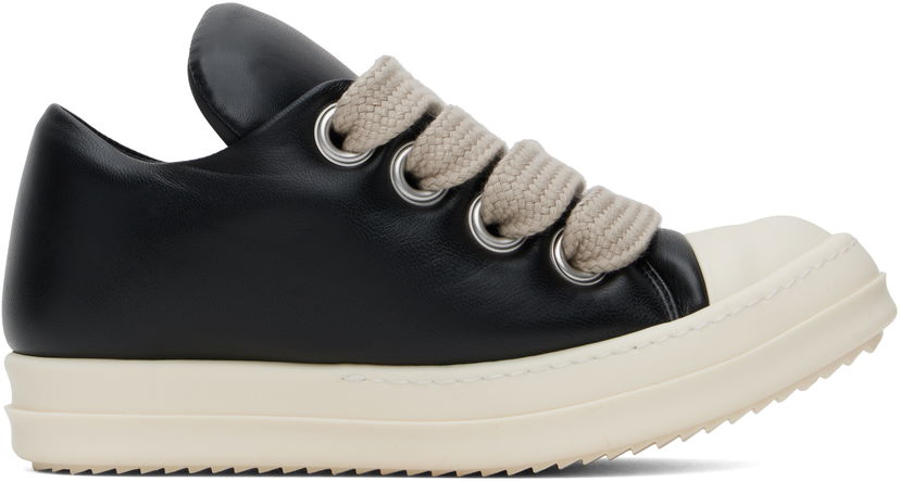 Кецове и обувки Rick Owens Porterville Jumbo Laced Padded Low Черно | RO02D3883 LLPW2