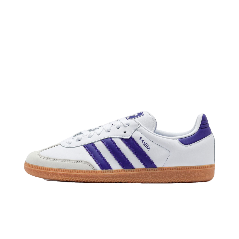 Кецове и обувки adidas Originals Samba OG "White Energy Ink Gum" Бяло | IF6514