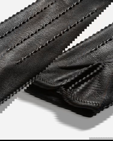 Ръкавици Neighborhood Stitched Leather Gloves Черно | 252DPNH-AC02 BLACK, 6