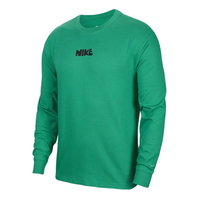 Тениска Nike Sportswear Logo Long Sleeve T-Shirt Зелено | FN0253-324