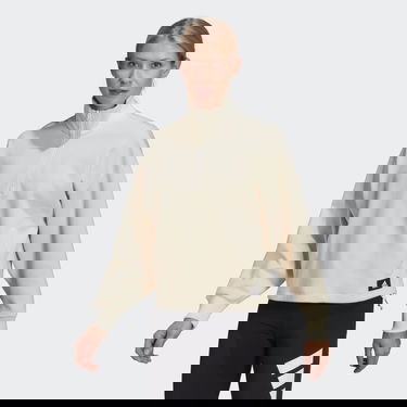 Суитчър adidas Performance Sportswear Future Icons Quarter-Zip Hoodie Бежово | HC1641, 0