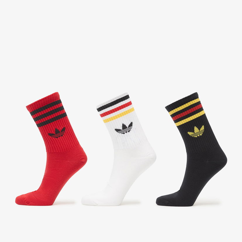 Чорапи adidas Originals 3-Stripe Crew Socks 3-Pack Многоцветен | KD8251