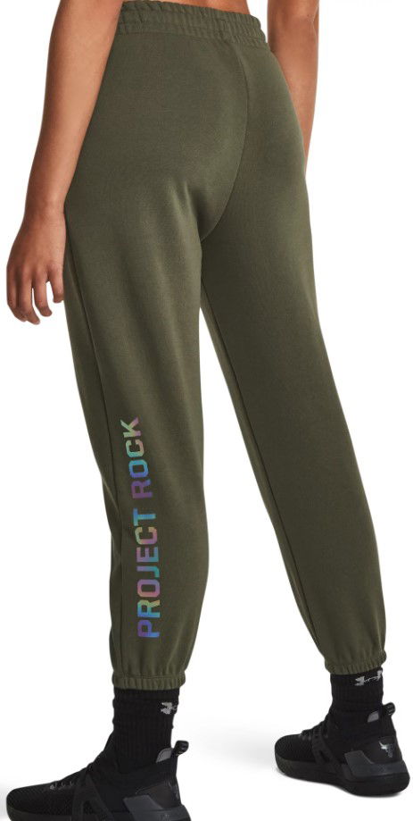 Спортни панталони Under Armour Project Rock Terry Joggers Зелено | 1380196-390, 1