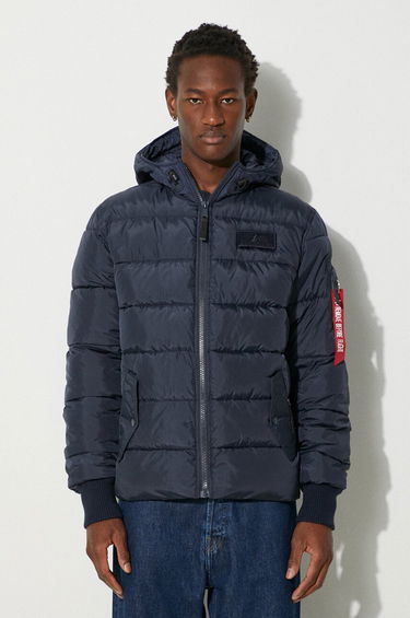 Пухо яке Alpha Industries Hooded Puffer Jacket Синьо | 118113.07, 0