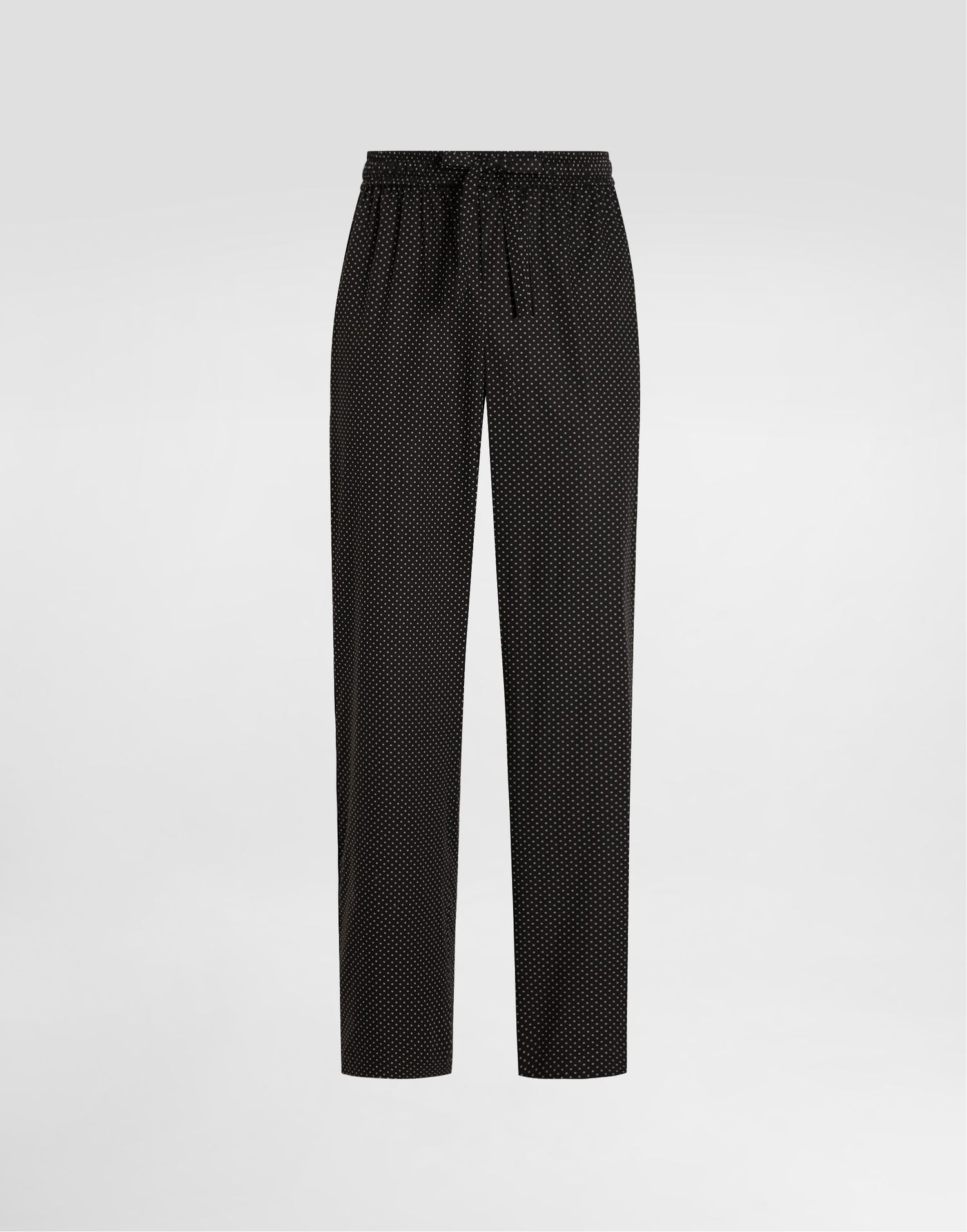 Панталони Dolce & Gabbana Dolce & Gabbana Micro-designed Joggers Черно | GVRMATFMRBNS8030, 0