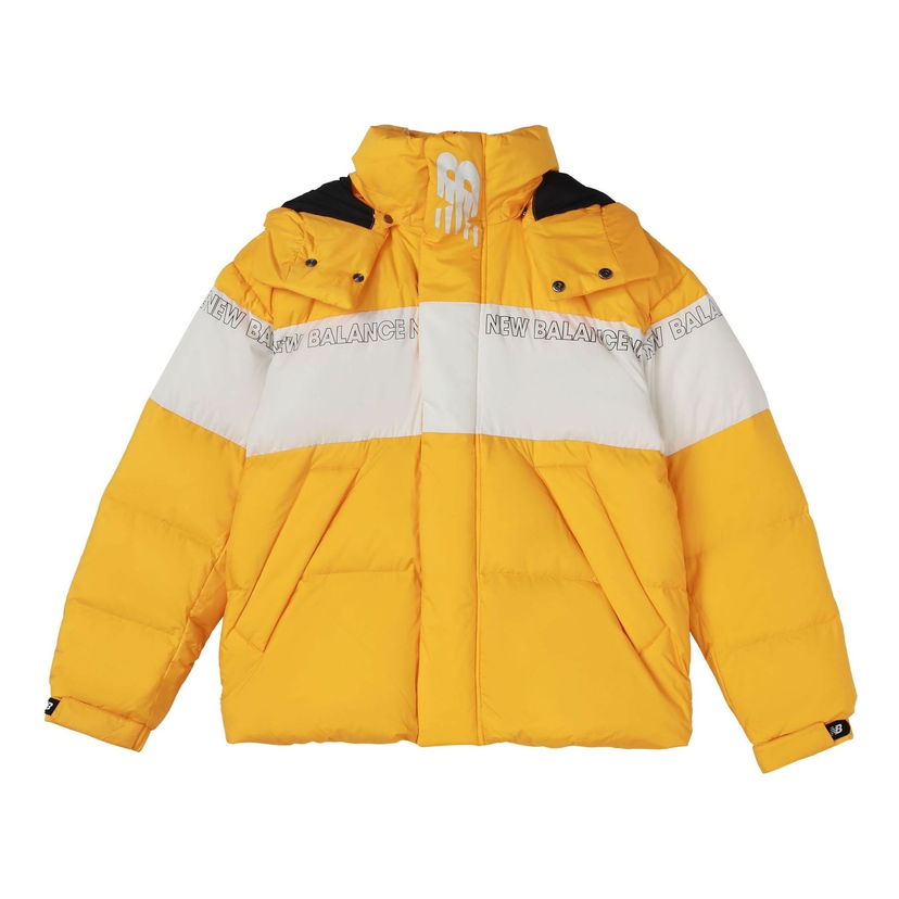 Пухо яке New Balance Colorblock Padded Jacket Жълто | NP943011-MY