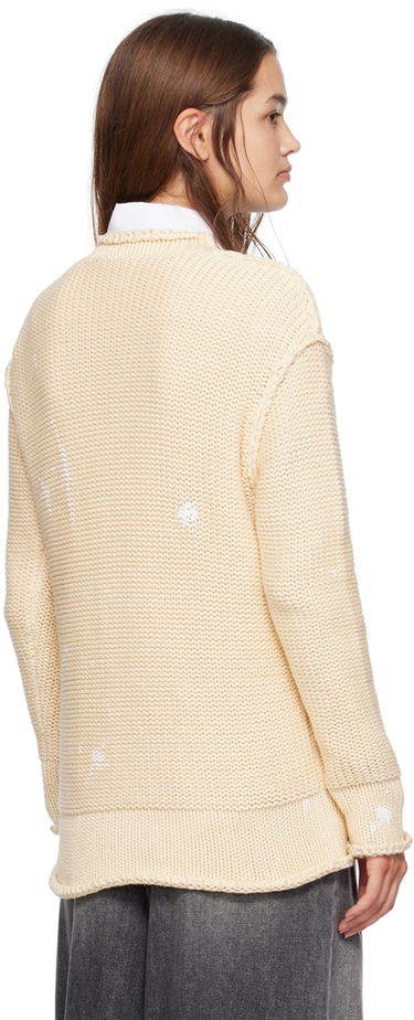 Пуловер R13 R13 Rolled Knit Cardigan Бежово | R13WY151-Y055B, 2