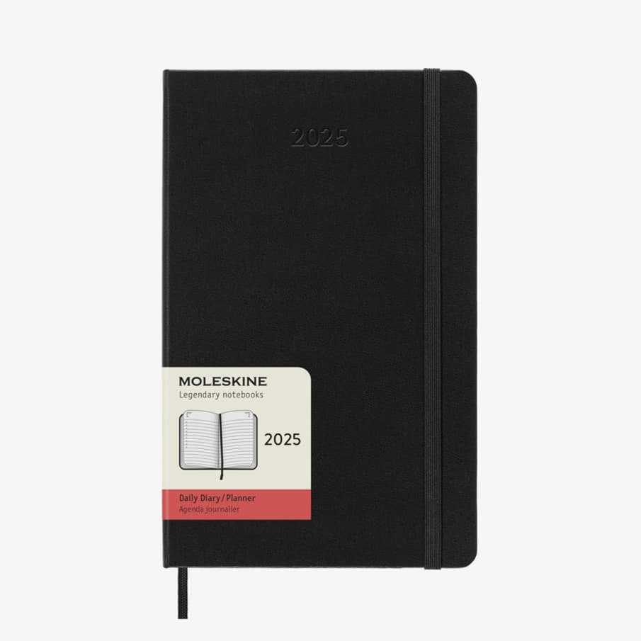 Дневник Moleskine 2025 Daily Hard Cover Planner Черно | 8056999270131, 0