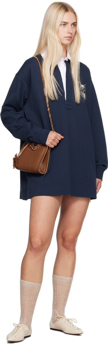 Дамска чанта Stella McCartney Woven Tiny Bag Кафяво | 391698WP0410, 3