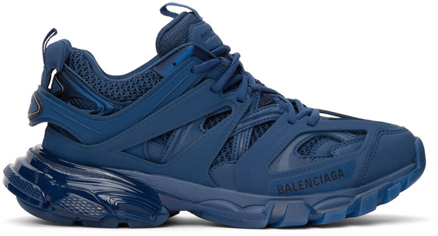 Кецове и обувки Balenciaga Track Clear Sole Sneakers "Navy" Тъмно синьо | 647742-W3BM2-4000, 0