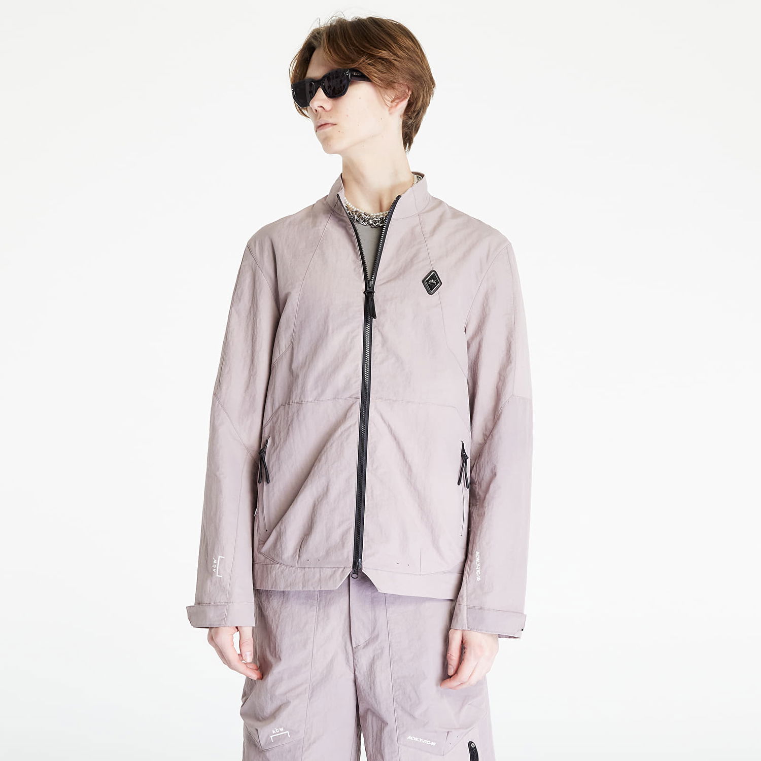 Яке A-COLD-WALL* Irregular Dye Overshirt Сиво | ACWMSH085 Mauve, 1