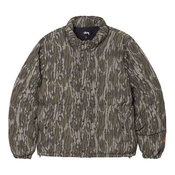 Пухо яке Stüssy Mossy Oak Down Puffer Jacket Зелено | 115625