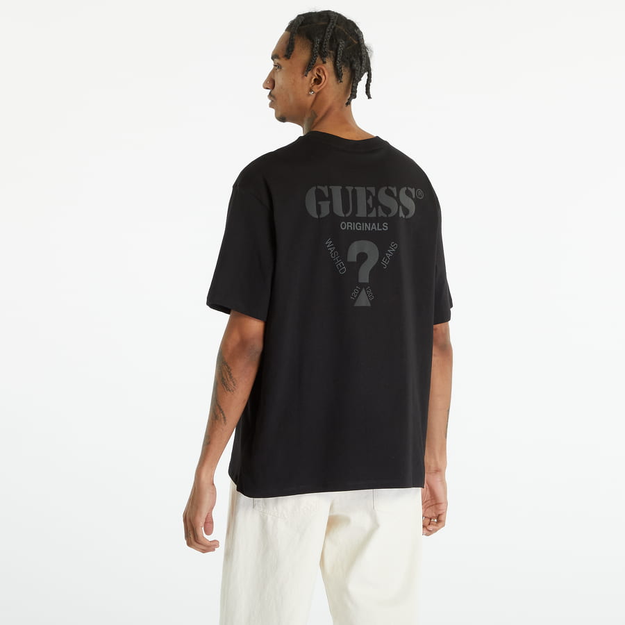 Тениска GUESS Go Triangle Logo Tee Черно | M3GI71K9XF3-JBLK, 1