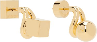Обеци Jacquemus Silver La Casa 'Les puces Nodo' Earrings Металик | 24H241JW715-5845, 2