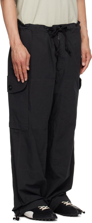 Карго панталони Maison Margiela Maison Margiela Drawstring Cargo Pants Сиво | S50KA0670 M35289, 4
