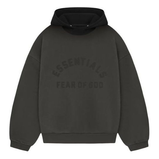 Суитчър Fear of God Essentials Nylon Fleece Hoodie Черно | 202SP244310F, 0