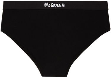 Бельо и чорапи Alexander McQueen Alexander McQueen Graffiti Briefs Черно | 7107514112Q, 1