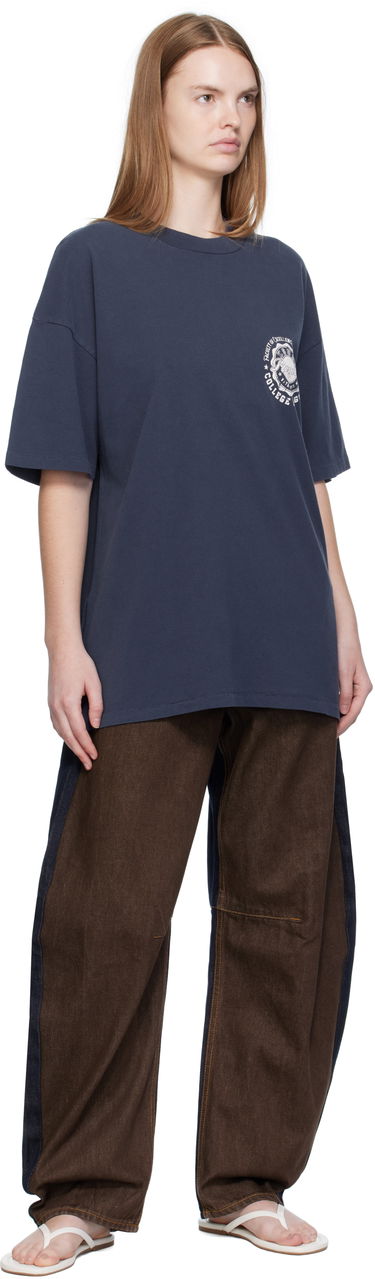 Тениска Ksubi Ksubi Stacks Boyfriend T-Shirt Тъмно синьо | WFA25TE017, 3