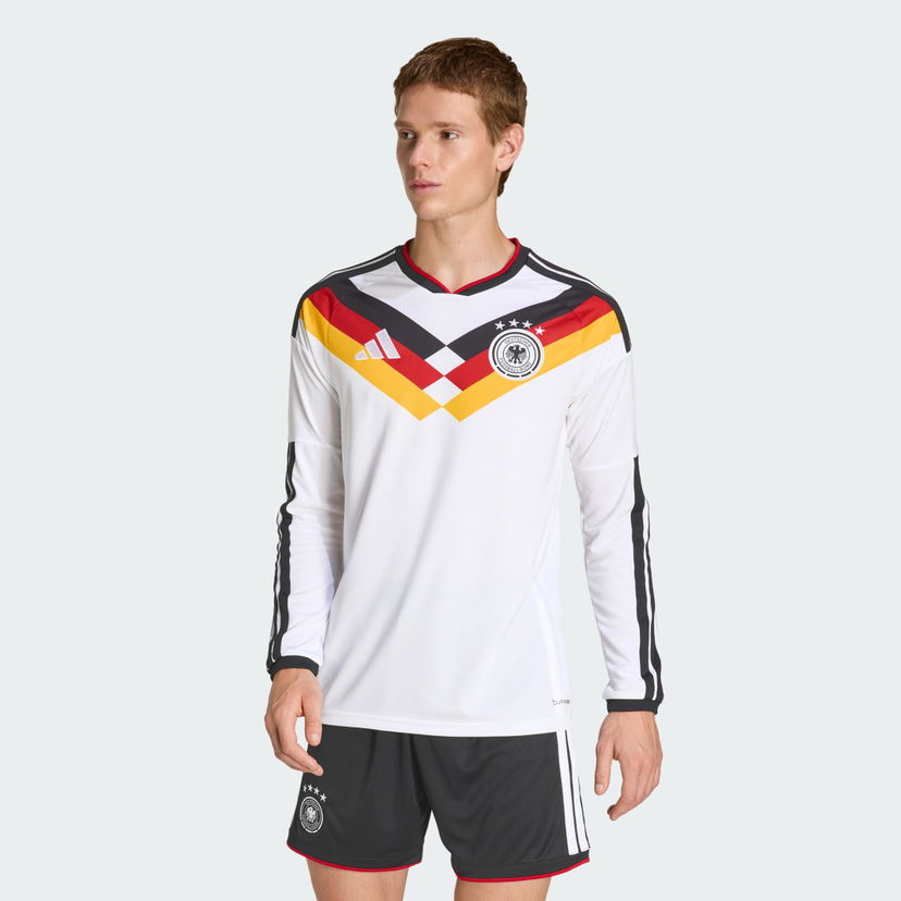 Фланелка adidas Performance Germany Home Long Sleeve Jersey Многоцветен | JM1380