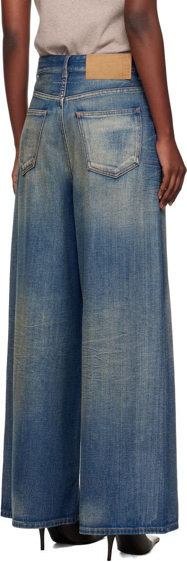 Дънки Maison Margiela MM6 Maison Margiela Wide-Leg Jeans Синьо | S52LA0262 M30017, 2