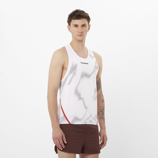 Потник Salomon S/LAB Speed Singlet Бяло | LC2693900, 0